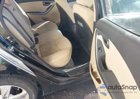 2013 Hyundai Elantra Gls from USA, damaged, VIN KMHDH4AE9DU644005